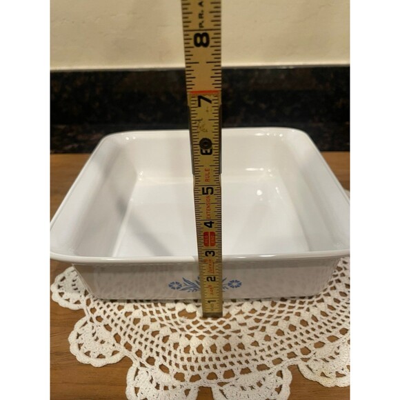 Blue cornflower corningware p-322 brownie pan - Picture 7 of 7